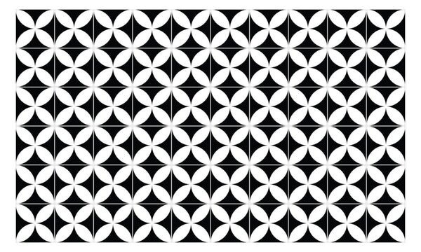Zestaw 60 naklejek ściennych Ambiance Wall Decal Cement Tiles Aniello, 15x15 cm