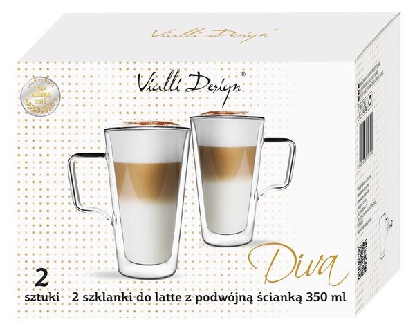 Kubki zestaw 2 szt. 350 ml Diva – Vialli Design