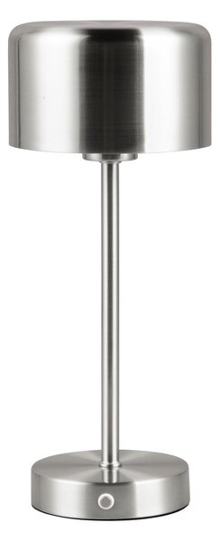 Lampa stołowa LED w kolorze srebra ze ściemniaczem (wys. 30 cm) Jeff – Reality