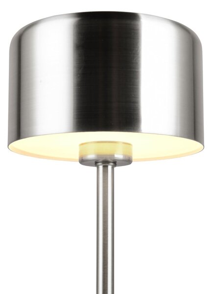 Lampa stołowa LED w kolorze srebra ze ściemniaczem (wys. 30 cm) Jeff – Reality