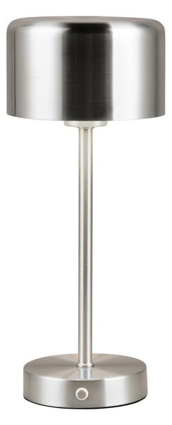 Lampa stołowa LED w kolorze srebra ze ściemniaczem (wys. 30 cm) Jeff – Reality