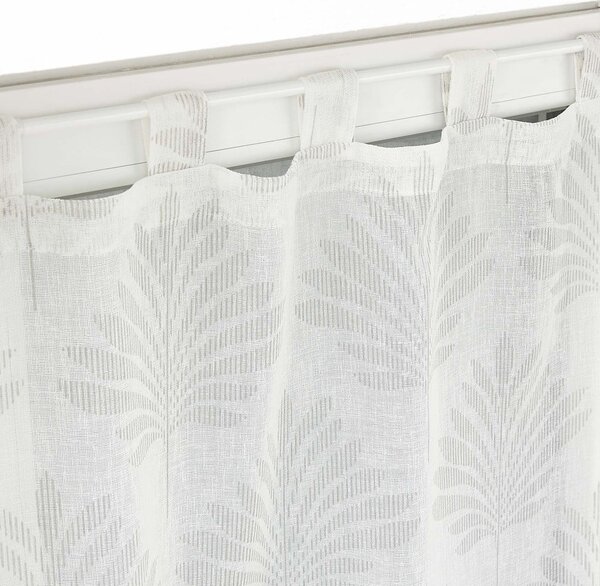 Białe firanki z woalu zestaw 2 szt. 60x120 cm Levita – douceur d'intérieur