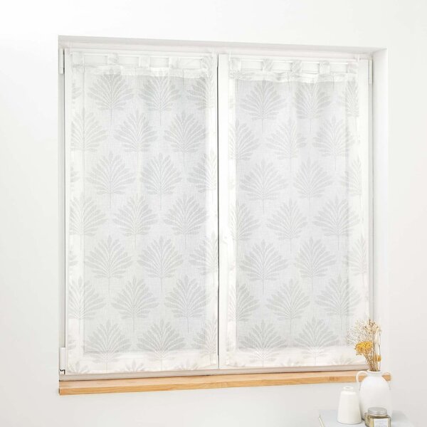 Białe firanki z woalu zestaw 2 szt. 60x120 cm Levita – douceur d'intérieur