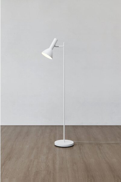 Biała lampa stojąca (wys. 137 cm) Metro – Markslöjd