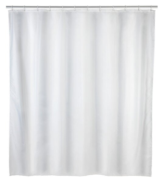 Biała zasłona prysznicowa odporna na pleśń Wenko, 120x200 cm
