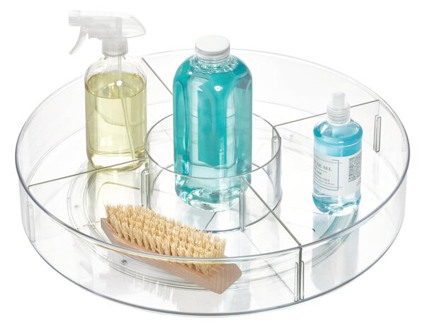 Okrągły przezroczysty pojemnik iDesign The Home Edit, ⌀ 45,7 cm