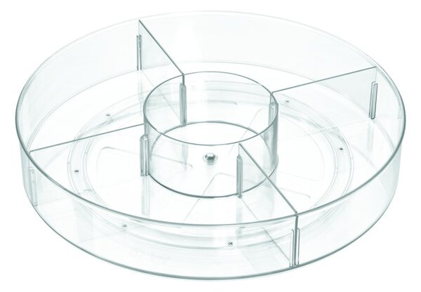 Okrągły przezroczysty pojemnik iDesign The Home Edit, ⌀ 45,7 cm