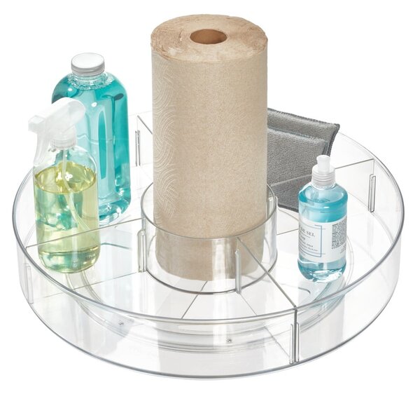 Okrągły przezroczysty pojemnik iDesign The Home Edit, ⌀ 45,7 cm