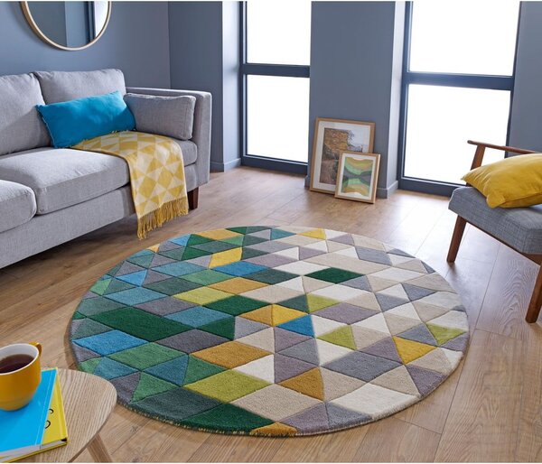Wełniany dywan Flair Rugs Prism, ⌀ 160 cm