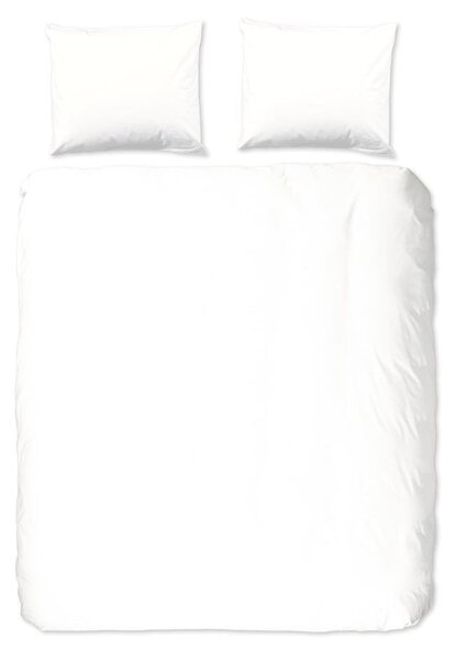 Biała bawełniana pościel dwuosobowa Good Morning Universal, 200x220 cm