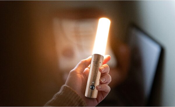 Brązowy kinkiet LED na USB Baton – Gingko