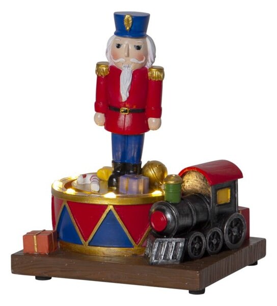 Świąteczna dekoracja świetlna LED Star Trading Nutcracker, wys. 16 cm