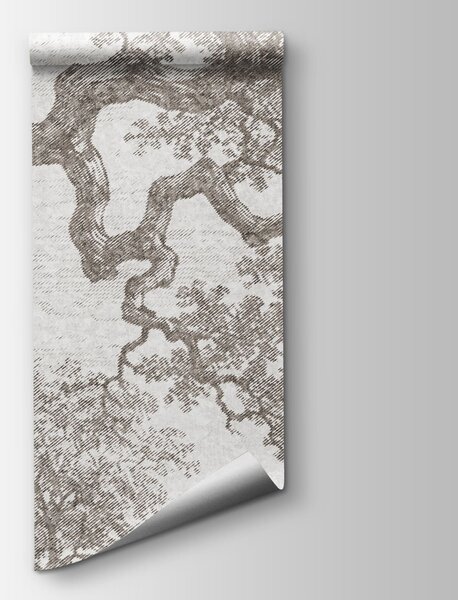 Fototapeta Rysunek przedstawiający drzewo i skalisty krajobraz, Fototapety Natura, Popularne Fototapety, t00970v1 - Tapeko.pl