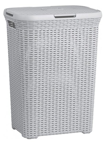 Jasnoszary kosz na pranie Curver Hamper, 60 l