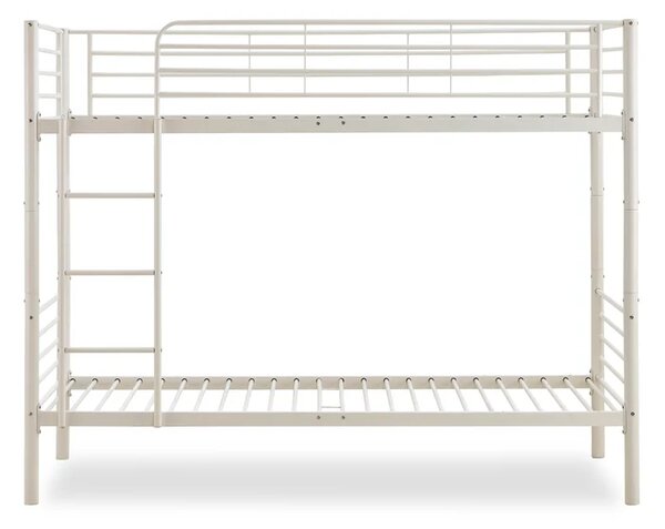 Łóżko Piętrowe Dla Dzieci 90x200 cm RODEZ Metalowe Kaszmir Loft