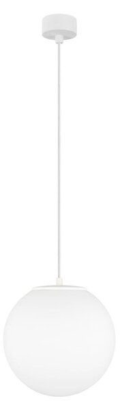 Biała matowa lampa wisząca Sotto Luce Tsuki, ⌀ 25 cm