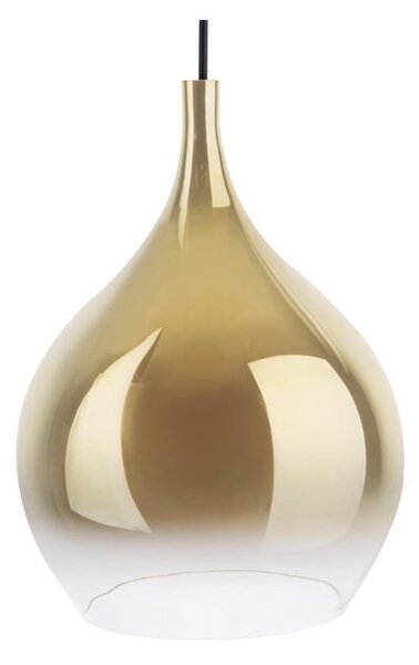 Szklana lampa wisząca w kolorze złota Leitmotiv Drup Large, ø 26 cm