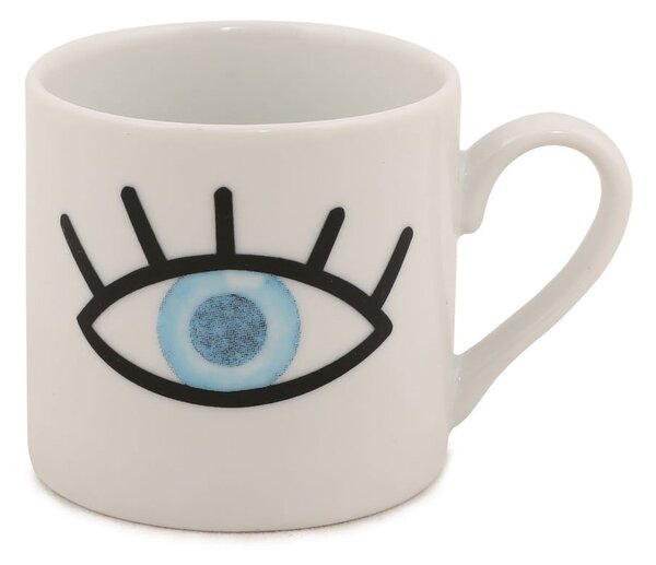 Zestaw 2 filiżanek z podstawką Kütahya Porselen Eyes, 90 ml
