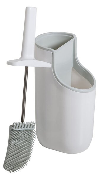 Jasnobeżowa szczotka do WC ze schowkiem Addis Premium
