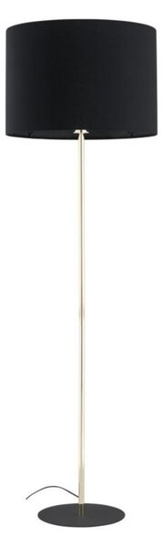 Lampa podłogowa UMBERTO BLACK TK Lighting 16029 czarno-złota E27 155 cm nowoczesna do salonu