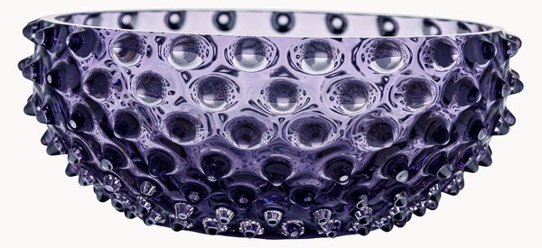 Miska ze szkła dmuchanego Hobnail
