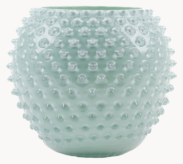 Wazon ze szkła dmuchanego Opaline Hobnail
