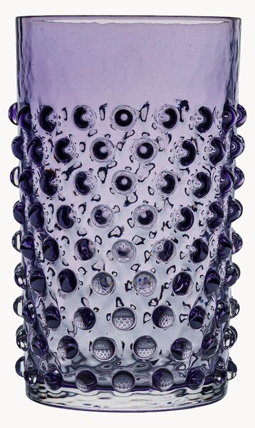 Komplet szklanek ze szkła dmuchanego Opaline Hobnail, 6 elem