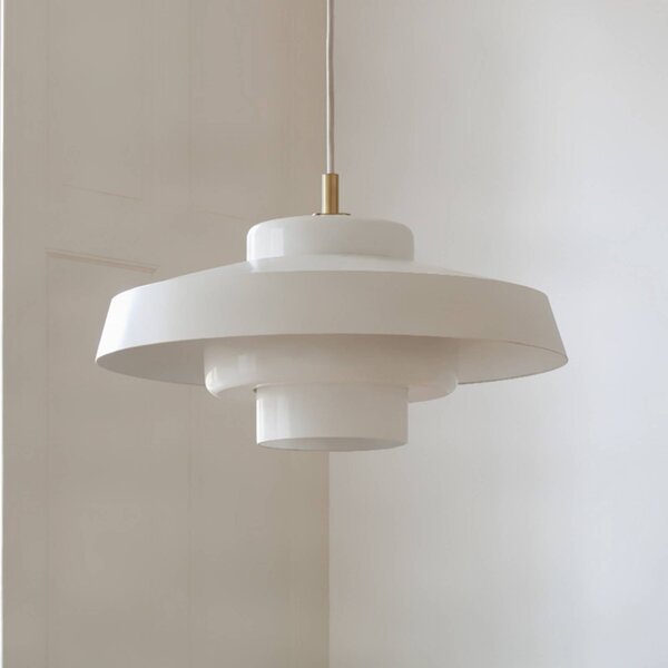 Lampa wisząca Rico NOLA, kremowy / amber, salon / jadalnia, metal, design