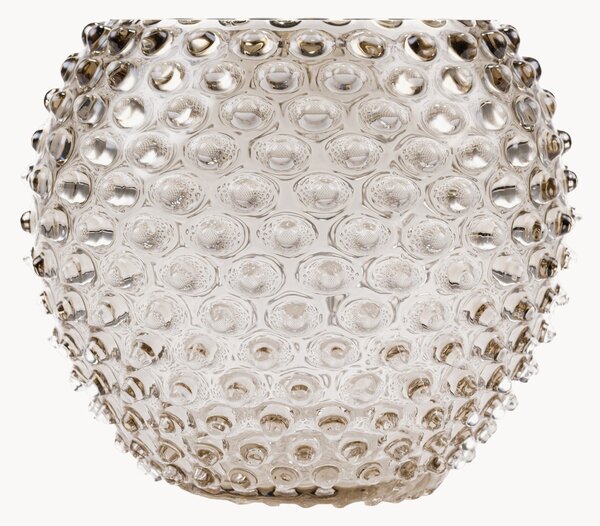 Wazon ze szkła dmuchanego Hobnail, W 18 cm