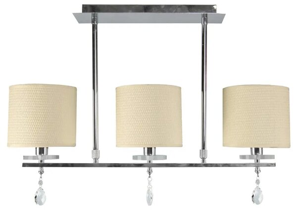 Kremowa potrójna lampa wisząca - D227 E6-H58