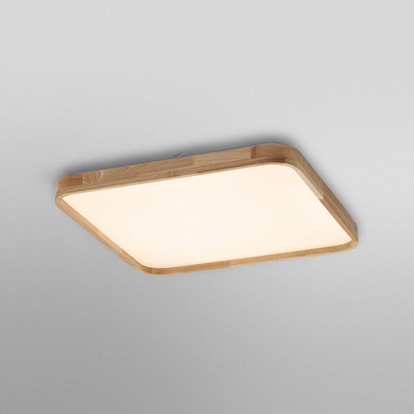 OSRAM Lampa sufitowa ORBIS ALICIA, możliwość ściemniania, jasne drewno, salon / jadalnia, metal, nowoczesny