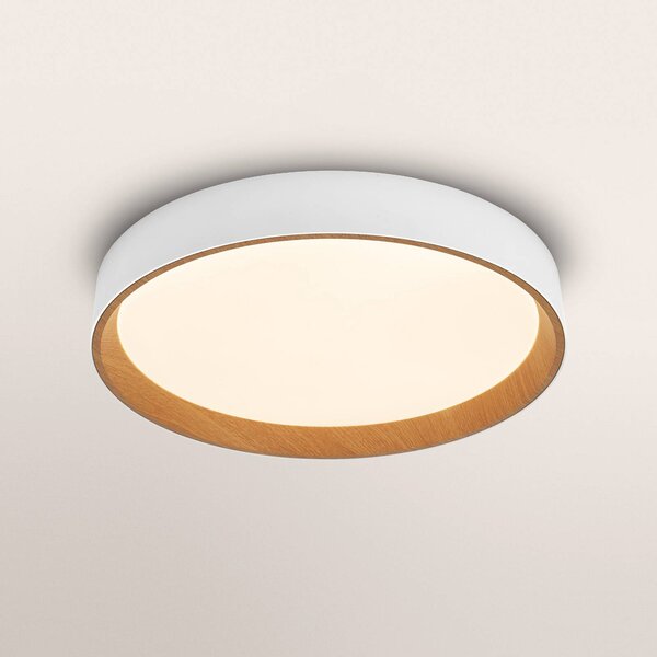 OSRAM Lampa sufitowa ORBIS LARIOS, możliwość ściemniania, biały / opal, salon / jadalnia, metal, nowoczesny