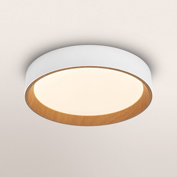 OSRAM Lampa sufitowa ORBIS LARIOS, możliwość ściemniania, biały / opal, salon / jadalnia, metal, nowoczesny