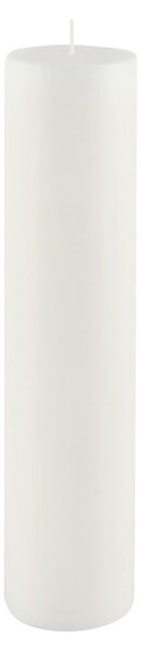 Biała świeczka Ego Dekor Cylinder Pure, 92 h