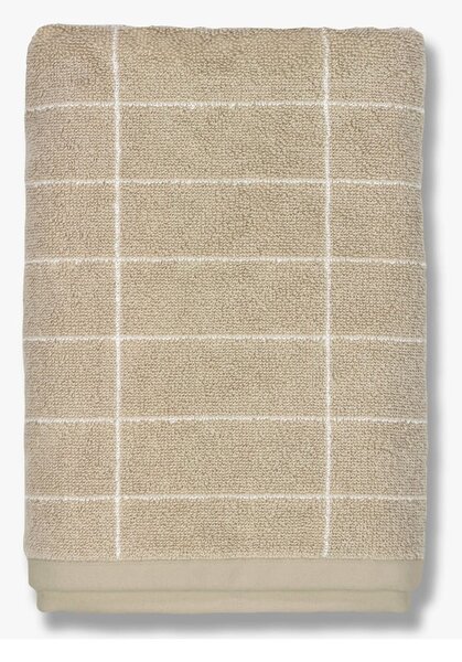 Beżowe bawełniane ręczniki zestaw 2 szt. 40x60 cm Tile Stone – Mette Ditmer Denmark
