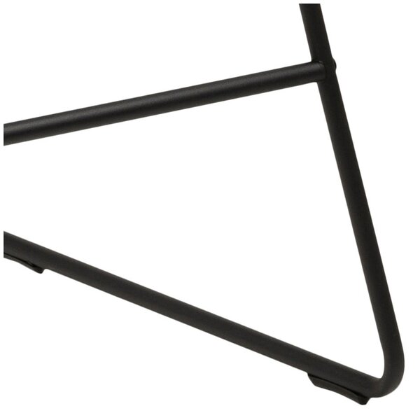 Czarny hoker (wysokość siedziska 76 cm) Tina – Actona