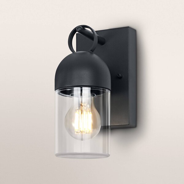 OSRAM Kinkiet zewnętrzny ENDURA CLASSIC COWBELL, możliwość ściemniania, aluminiowy / szary / cynkowy, aluminium, nowoczesny