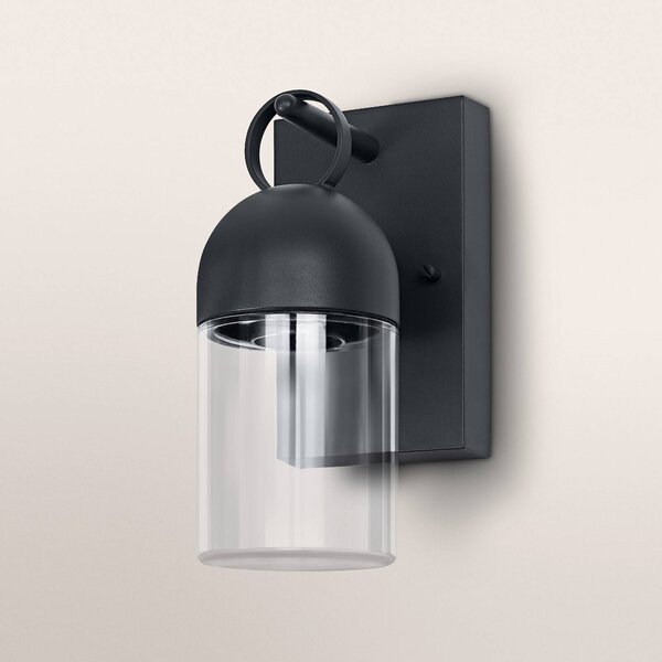 OSRAM Kinkiet zewnętrzny ENDURA CLASSIC COWBELL, możliwość ściemniania, aluminiowy / szary / cynkowy, aluminium, nowoczesny