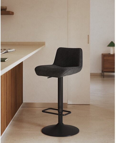 Czarne hokery zestaw 2 szt. 103 cm Zenda – Kave Home