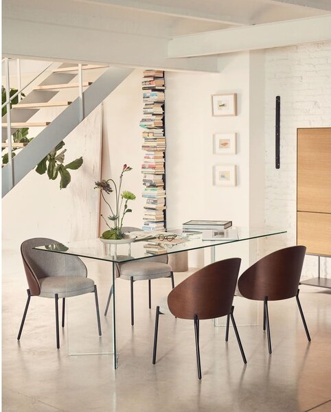 Szklany stół 90x180 cm Burano – Kave Home