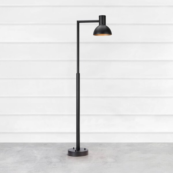Markslöjd Słupek oświetleniowy LED Nubi, czarna, IP44, ściemniany, wysokość 115 cm możliwość ściemniania, czarny, stal szlachetna, skandynawski