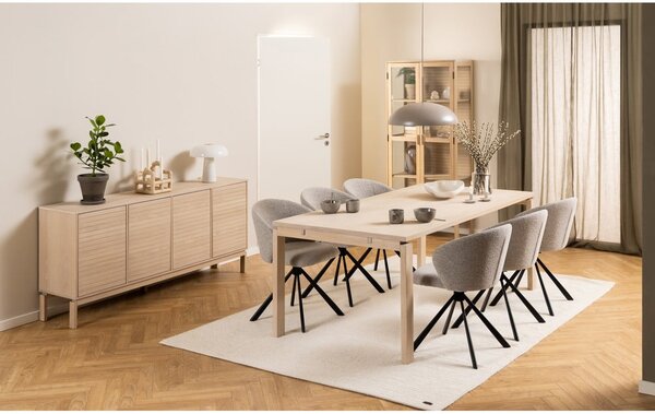 Witryna w dekorze dębu 80x180 cm Linley – Actona