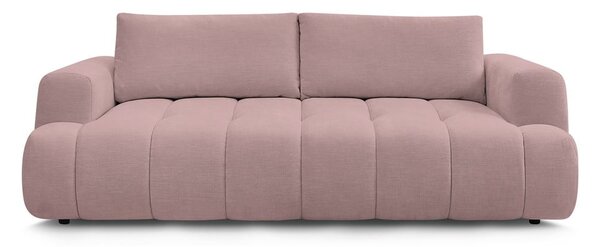 Różowa rozkładana/ze schowkiem sofa 251 cm Fuji – Bobochic Paris