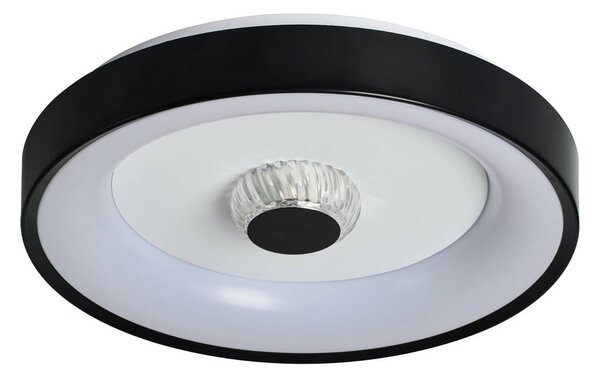 Searchlight Lampa sufitowa Polka, możliwość ściemniania, czarny, salon / jadalnia, metal, nowoczesny
