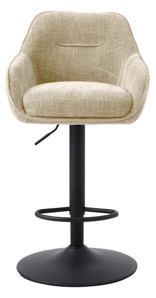 Kremowe hokery zestaw 2 szt. (wysokość siedziska 69 cm) Avola – Unique Furniture