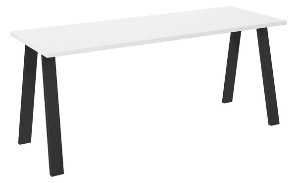 Stół do jadalni metalowe nogi Kleo 185x67 Biały