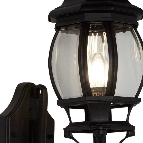 Searchlight Kinkiet zewnętrzny Bel Aire, czarny, aluminium, antyczny