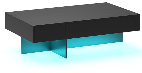Nowoczesny stolik kawowy z oświetleniem LED