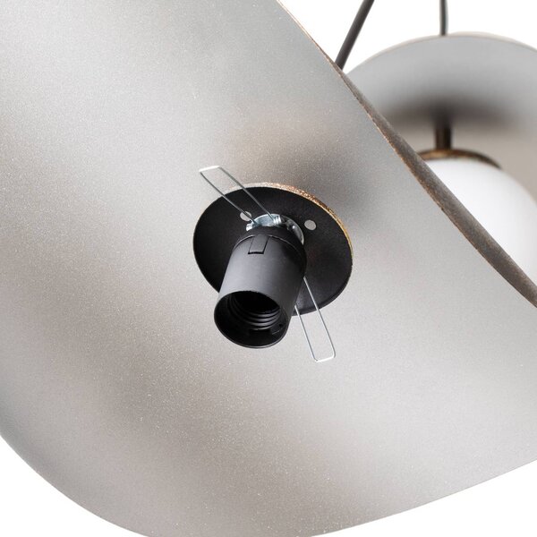 Lampa wisząca Vatoz Opviq, możliwość ściemniania, czarny, salon / jadalnia, metal