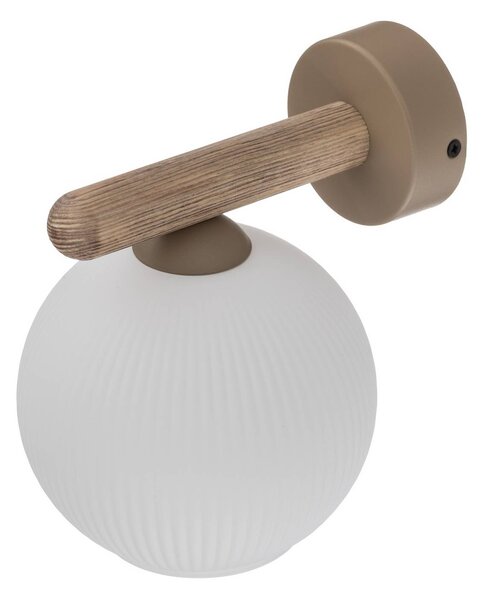 Kinkiet Virlo TK Lighting, możliwość ściemniania, biały / opal, salon / jadalnia, szkło